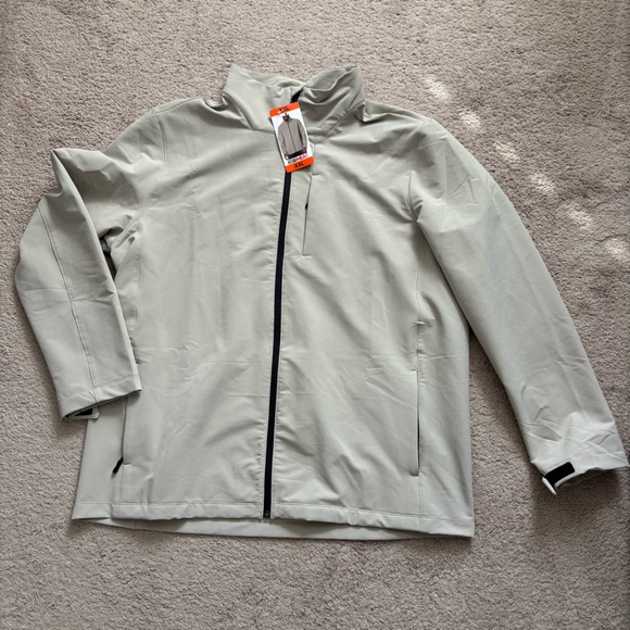 Men’s Tan Zip-Up Jacket XXL - Picture 1 of 4